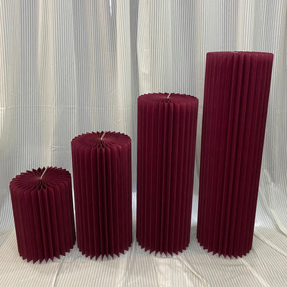 Colonnes pliables, présentoirs cylindriques en papier, tables de présentation pour desserts, décoration pour la maison, les magasins et les expositions, vente directe d'usine