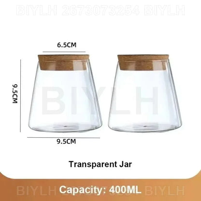 Lot de 2 pots de fleurs en verre transparents pour plantes hydroponiques, avec soucoupe intégrée et accessoires de jardin. Décoration intérieure.
