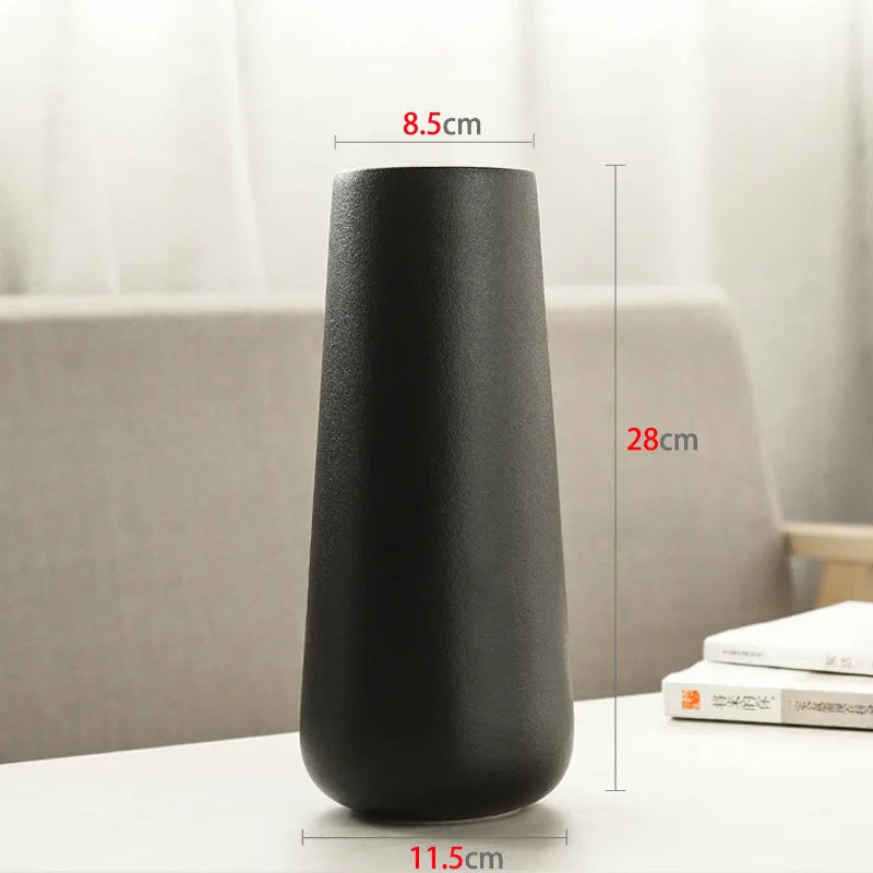 1 vase/pot de fleurs en céramique blanche de style nordique, accessoire de décoration pour la maison, le bureau ou le salon. 2 pièces